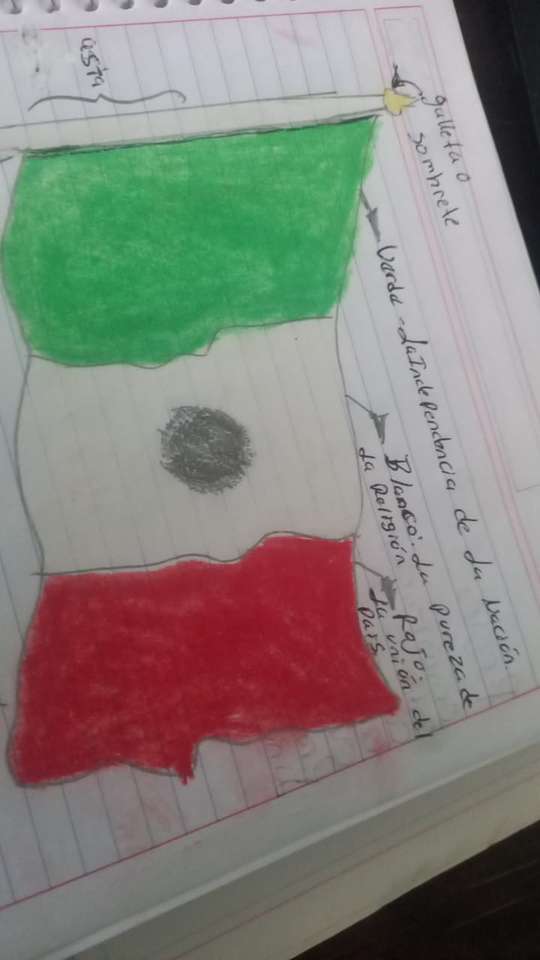 Мексиканський прапор пазл онлайн