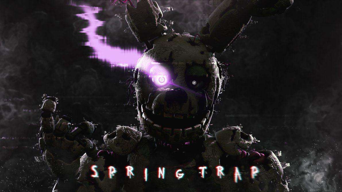 Springtrap (Lila Kerl) Online-Puzzle