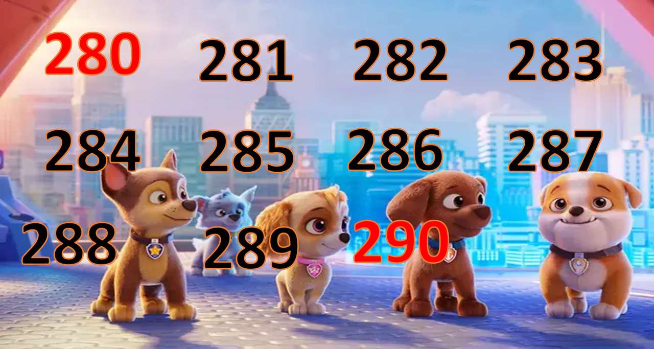 280-as szám online puzzle