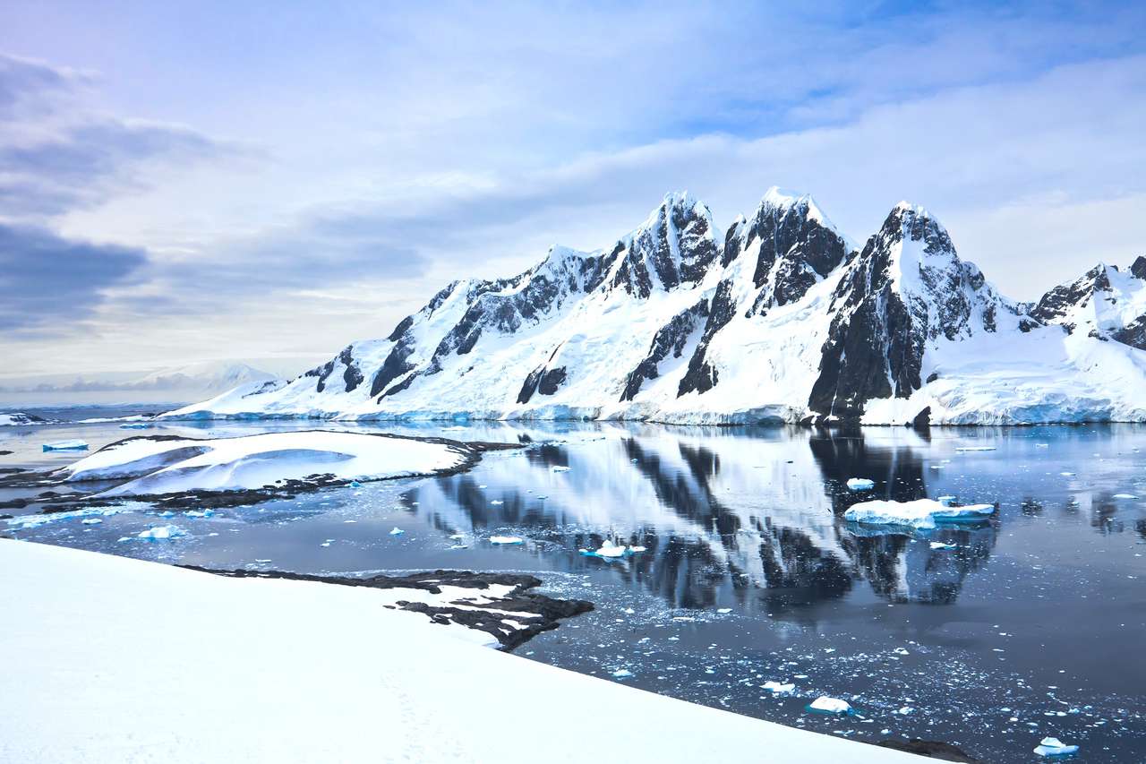 Antarktische Berge Online-Puzzle