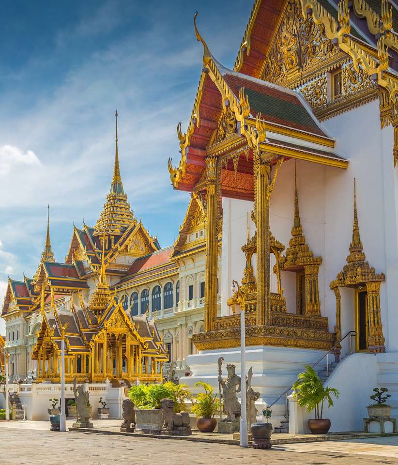 Grand Palace Bangkok Thailandia durante il giorno puzzle online