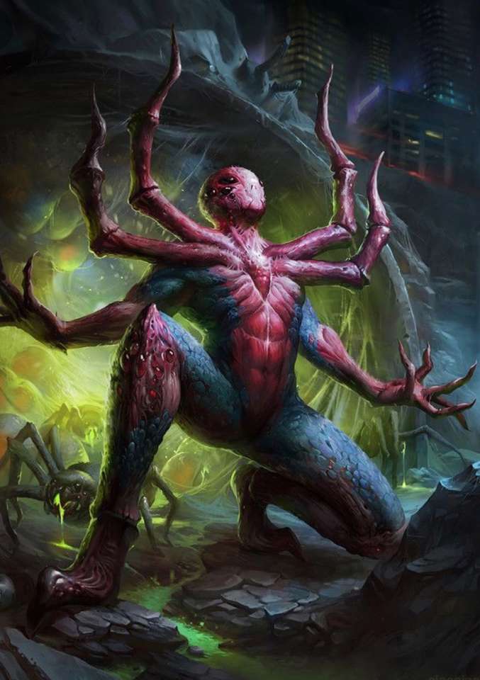 mutantní spiderman online puzzle
