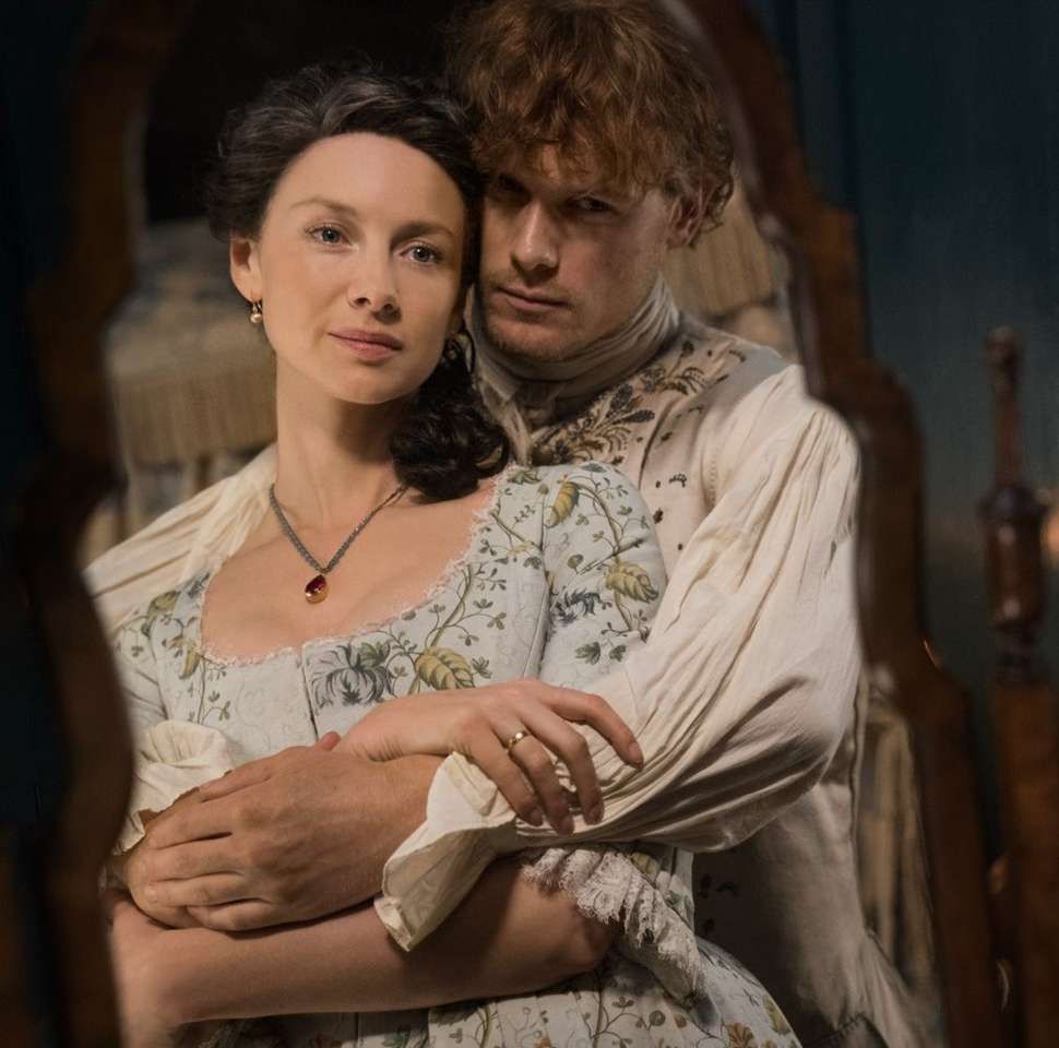 Cate and Jamie Fraser - Outlander jigsaw puzzle online