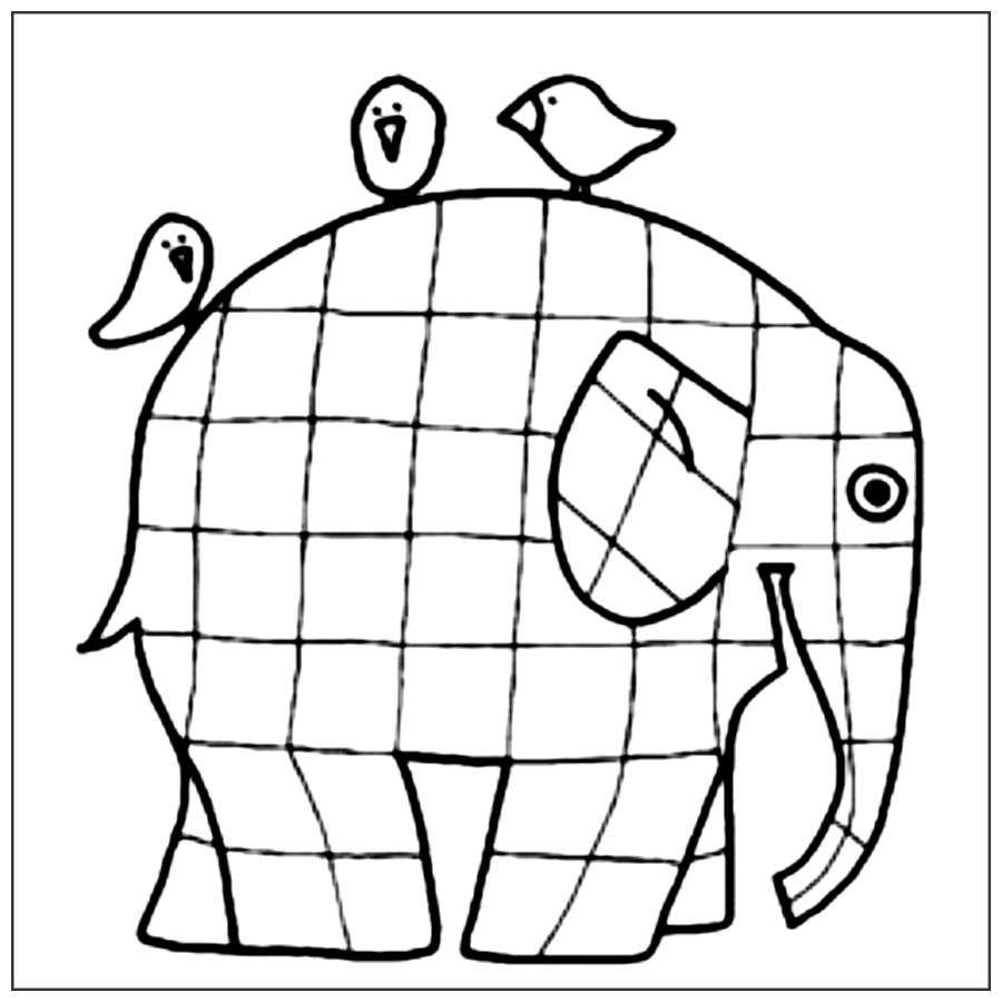 Elmer der Elefant Online-Puzzle