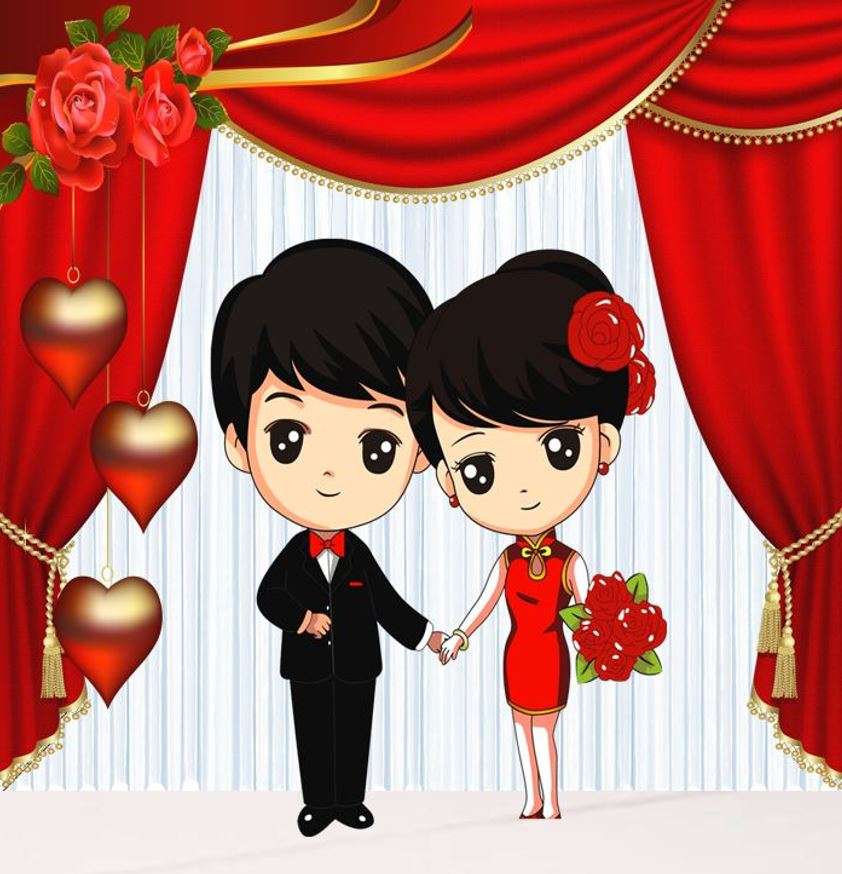 Young couple online puzzle