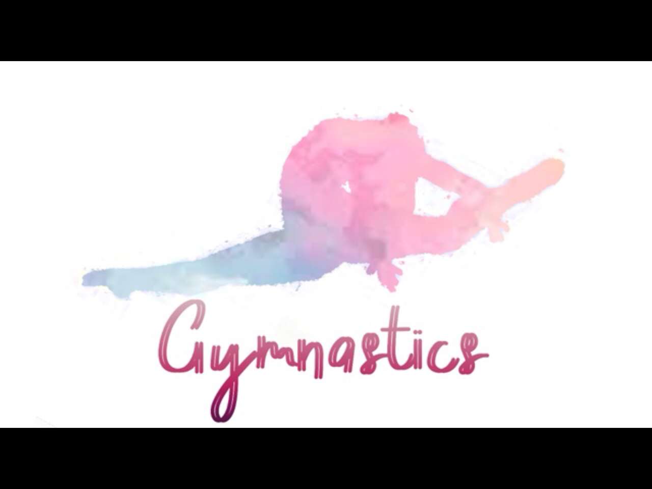 Гімнастка з райдужними бризками пазл онлайн