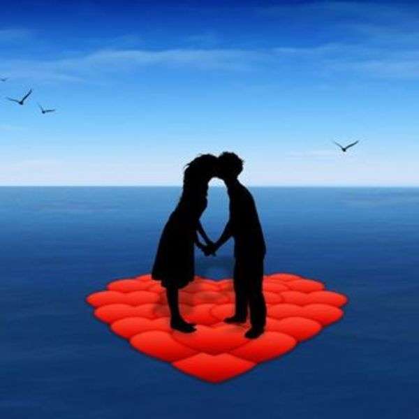 Csók a tenger mellett online puzzle