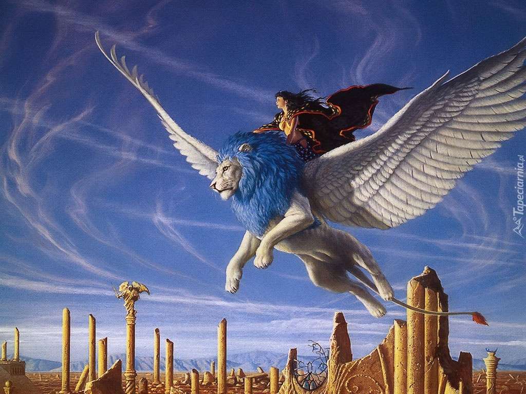 Fantasy- Oroszlán szárnyakkal, nőstény online puzzle