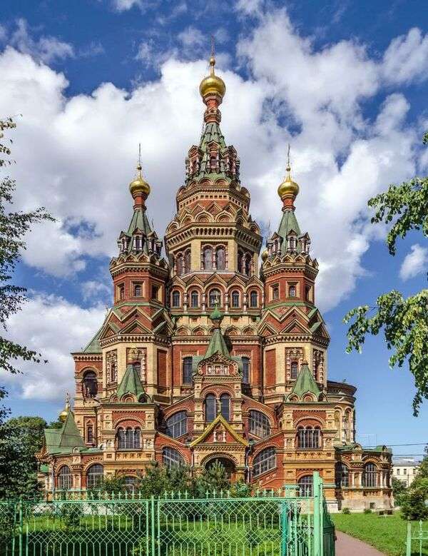 Дворецът Петерхоф Санкт Петербург Русия № 5 онлайн пъзел