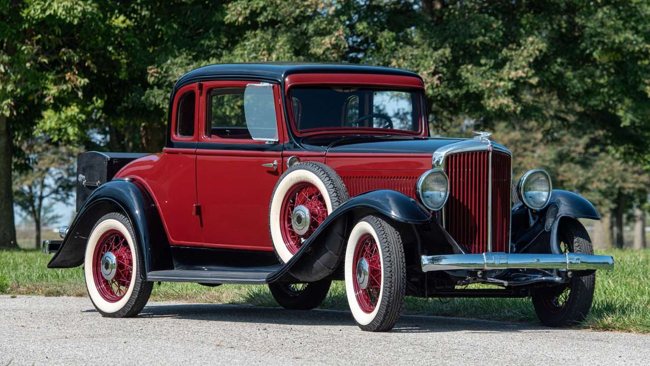 1932 Essex Super Six Pacemaker Sport Coupe Rumble онлайн пазл