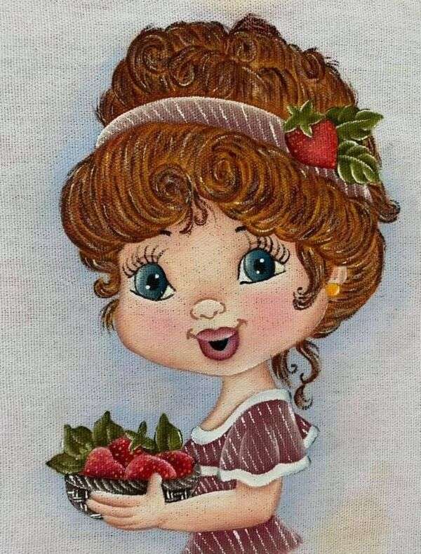 Кукла Кошница с ягоди №2 онлайн пъзел