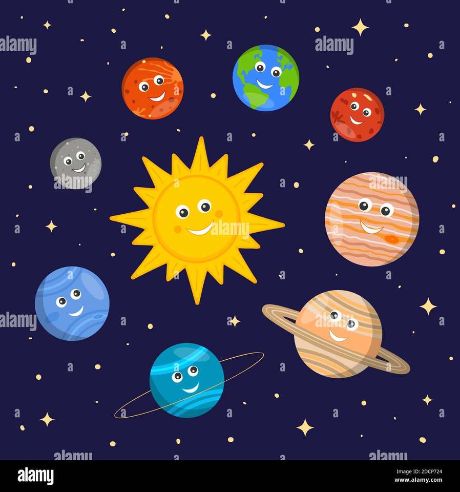 das Sonnensystem Puzzlespiel online