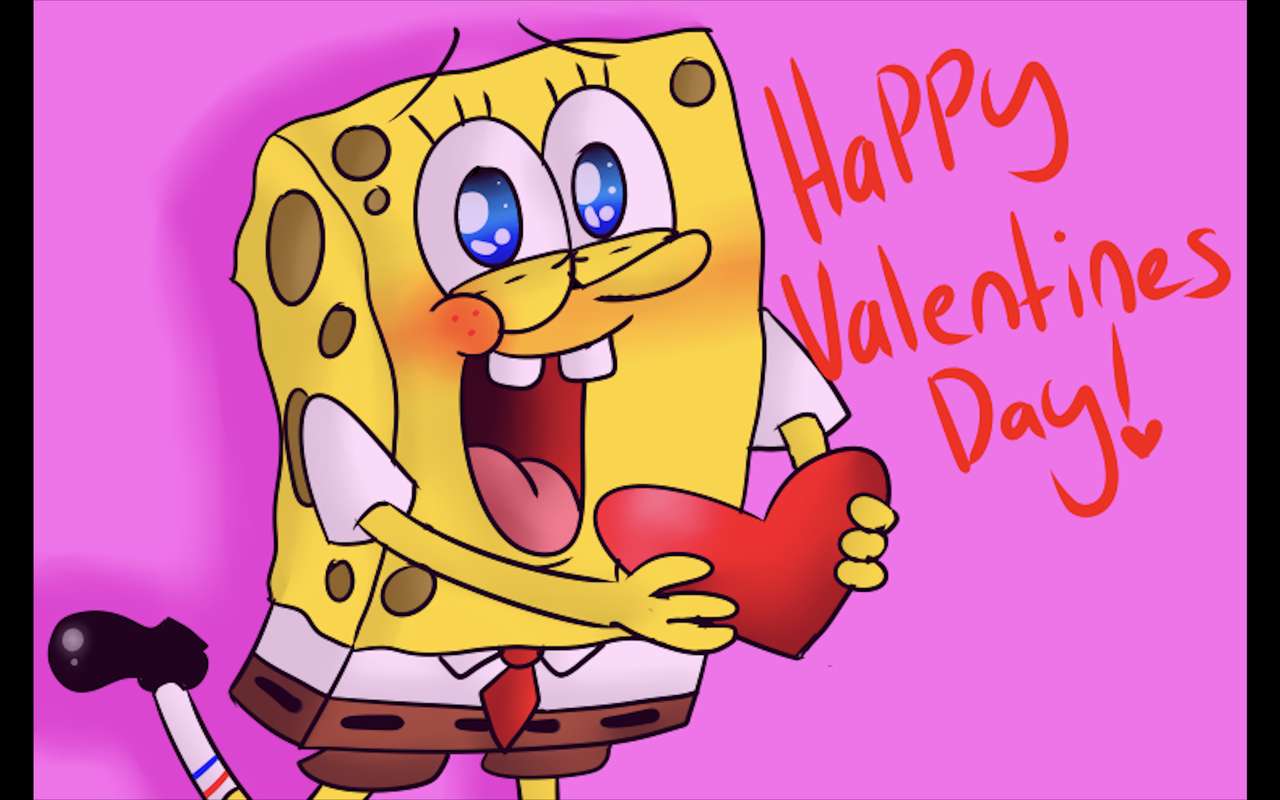Valentinstag SpongeBob Online-Puzzle