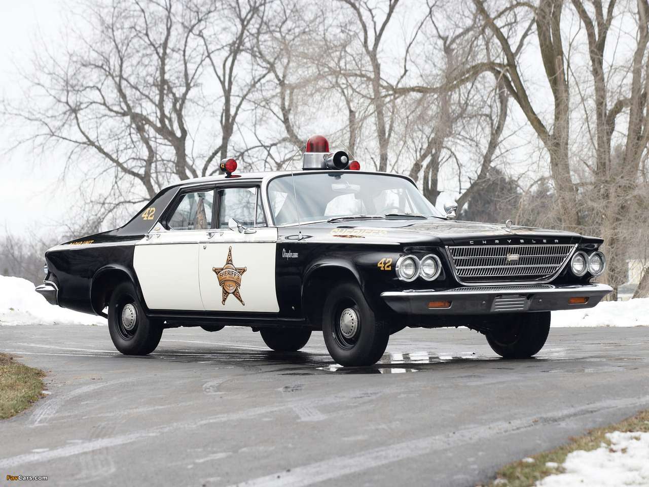 1963 Chrysler Newport Police Cruiser quebra-cabeças online