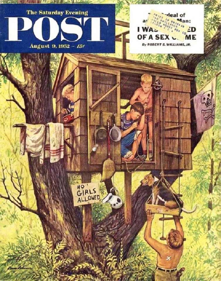 Afară fetelor! Cabana băieților - 1952 puzzle online