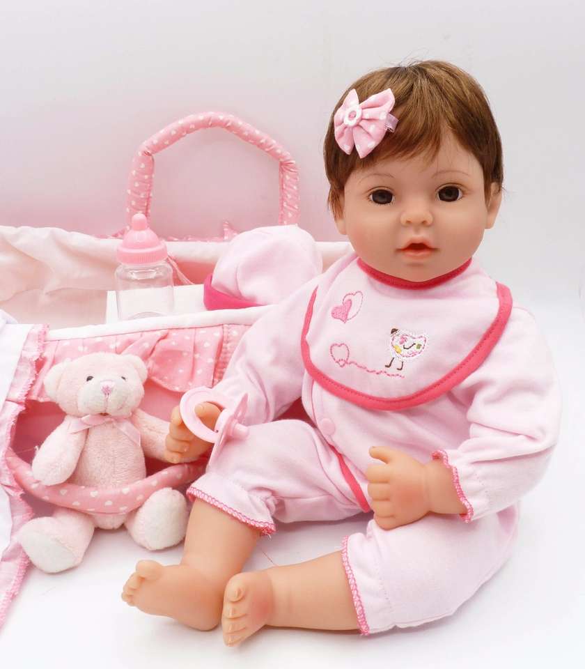 Uma boneca como um bebê de verdade quebra-cabeças online