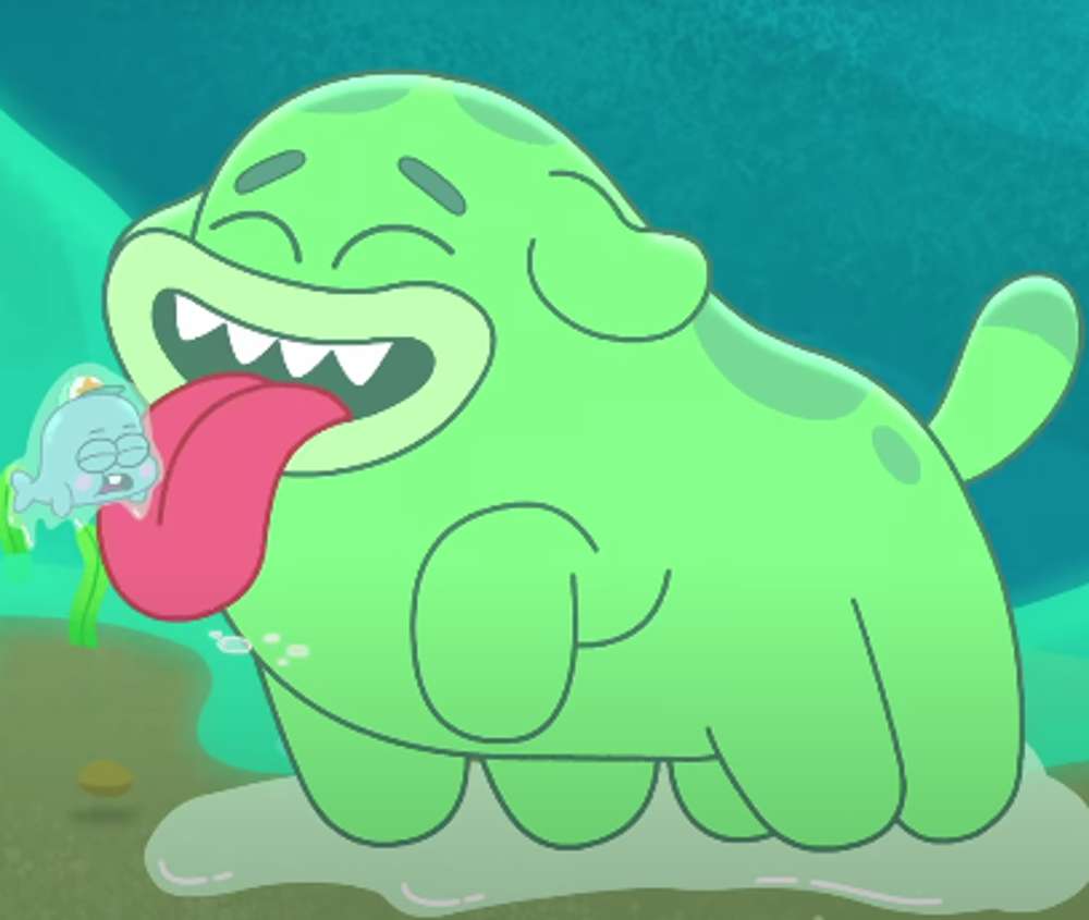 Slobber Slug Kisses! online παζλ