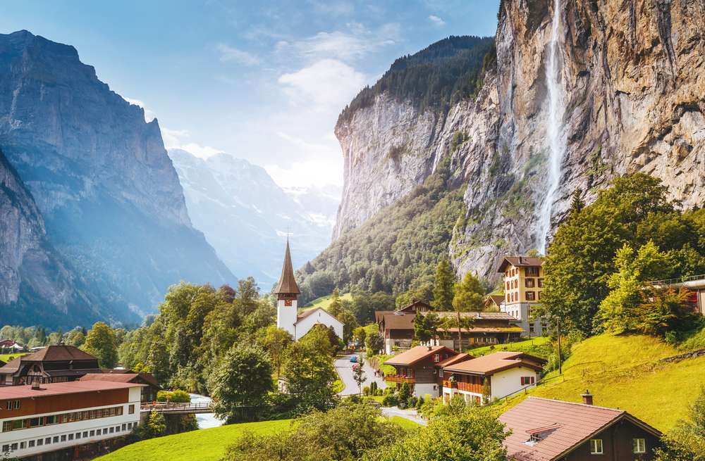 Швейцария - алпийска земя онлайн пъзел