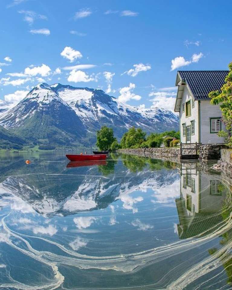 Norvégia: Hjelle. online puzzle