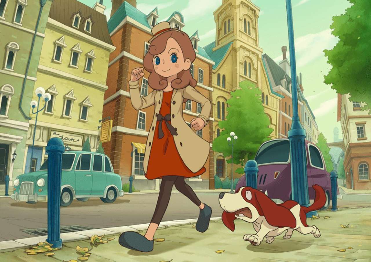 Caminhe com o cachorro na rua de Londres puzzle online