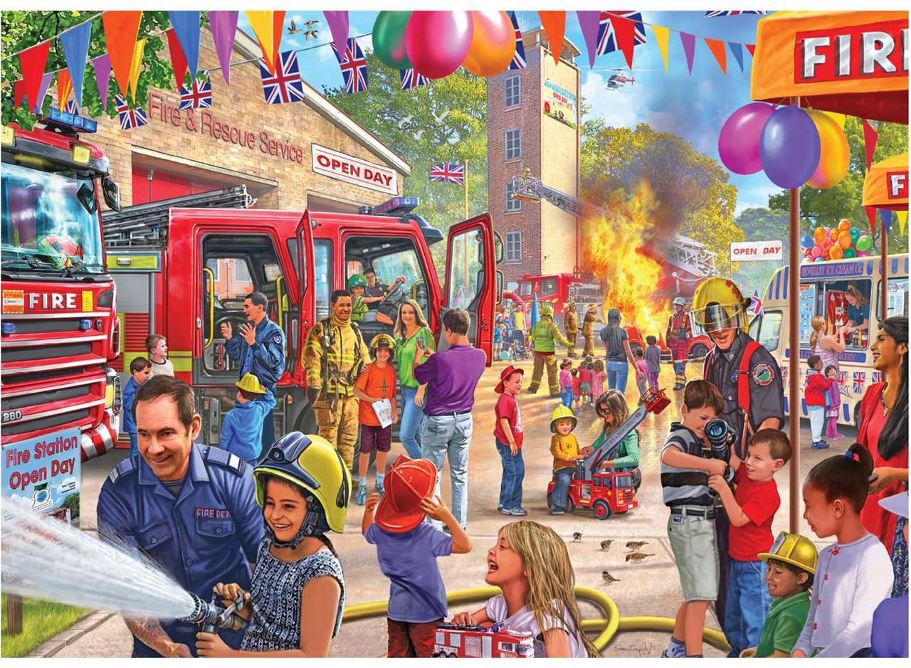 Open Day at the Fire Station jigsaw puzzle online