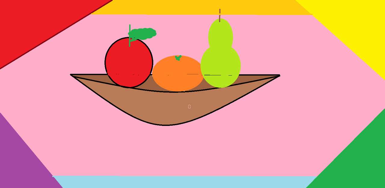 Färgglad frukt Pussel online
