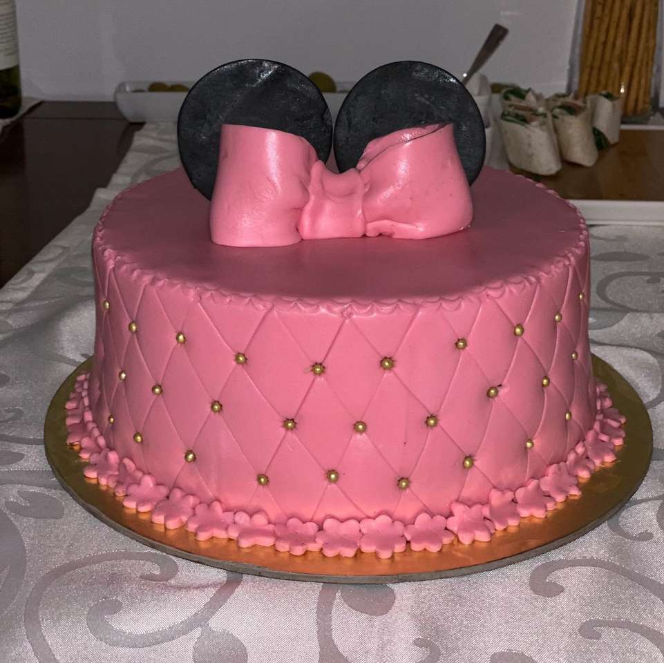 Міні торт на день народження онлайн пазл