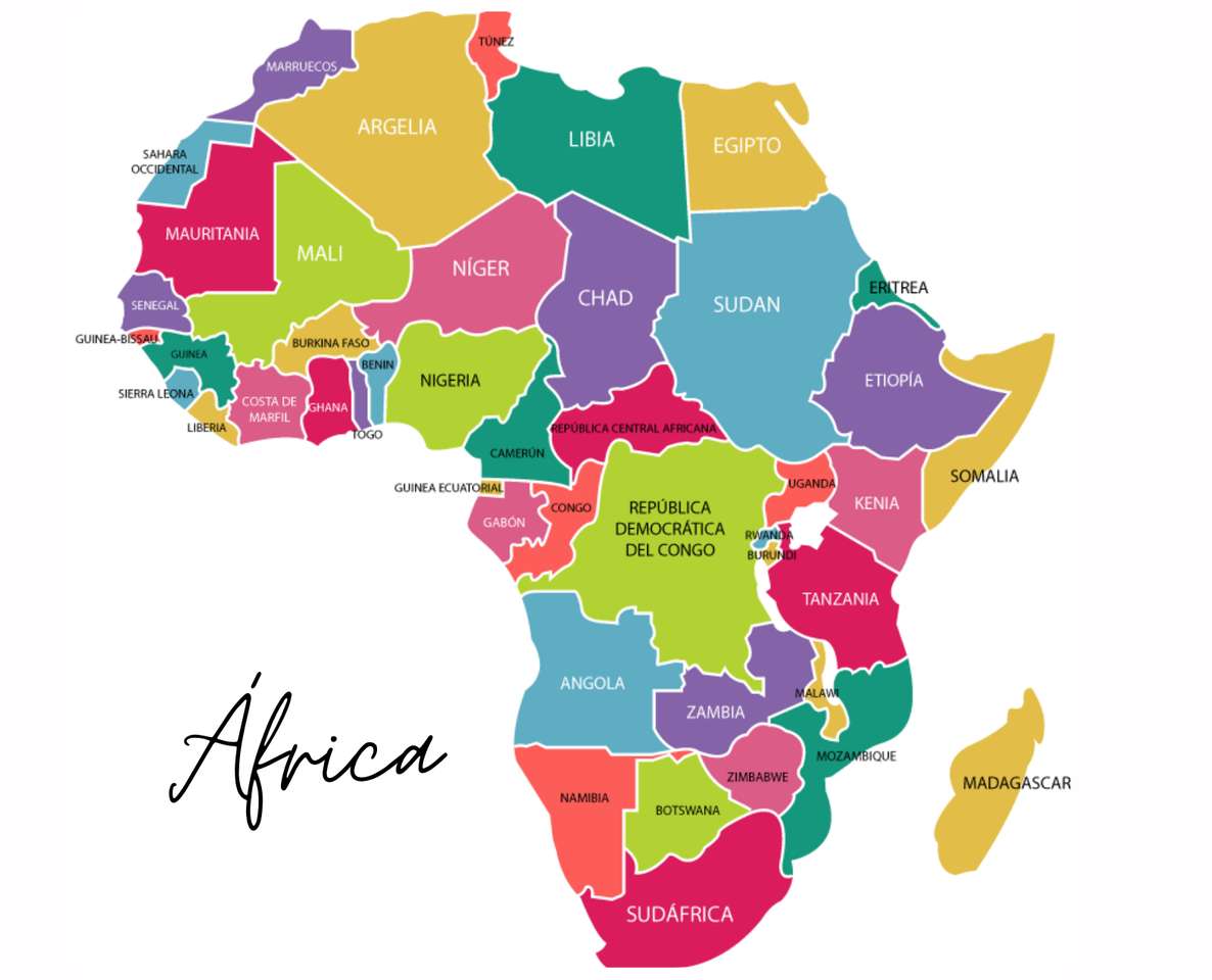 Paesi Africa puzzle online