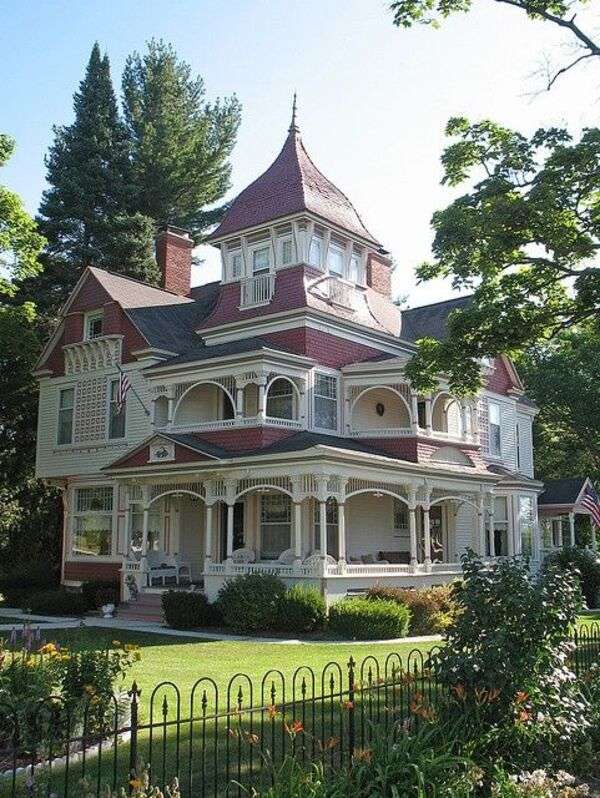 Викторианский дом в Billaire Michigan #8 онлайн-пазл