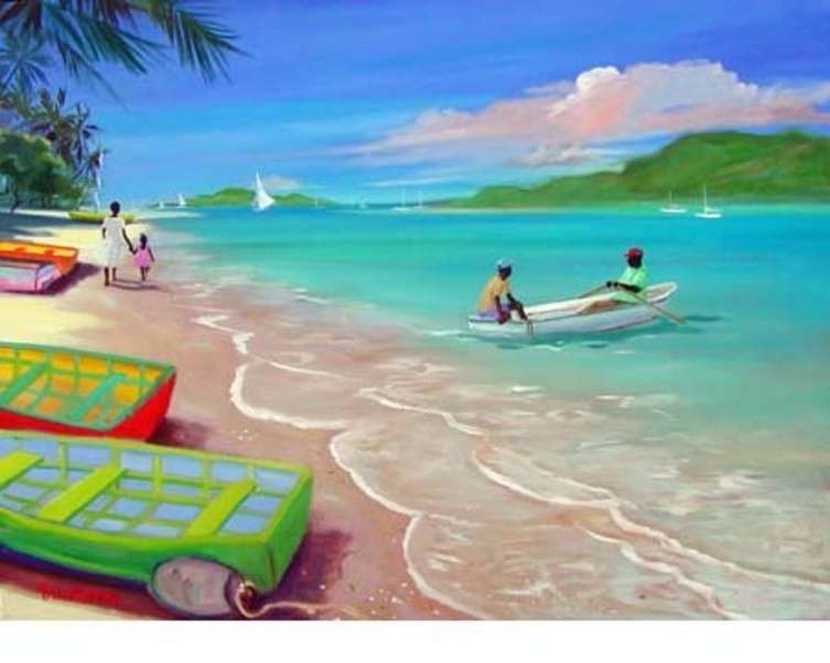 Menschen genießen einen schönen Tag am Strand Puzzlespiel online