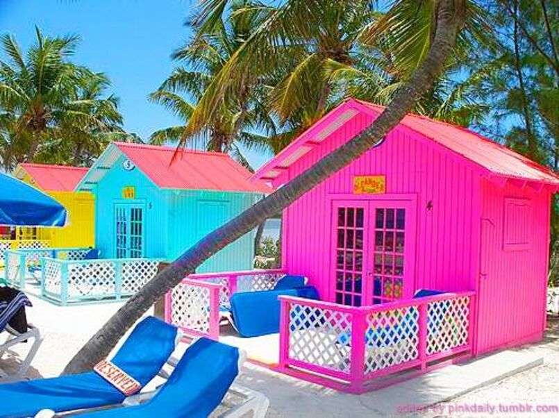 Невеликі пляжні хатинки №1 онлайн пазл