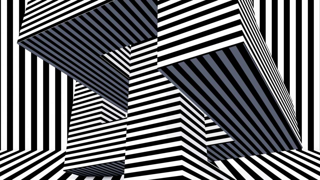 optisk illusion pussel på nätet