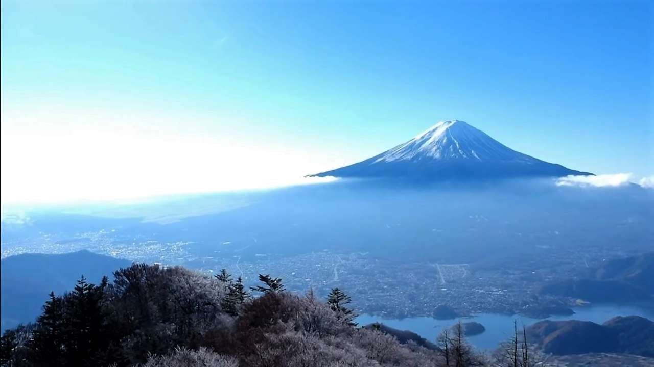 Japans heliga berg pussel på nätet