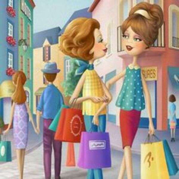 Two shopping friends #2 jigsaw puzzle online
