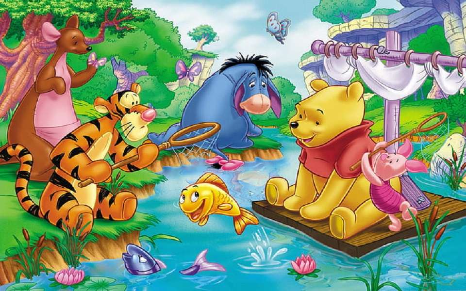 Winnie the Pooh και φίλους online παζλ