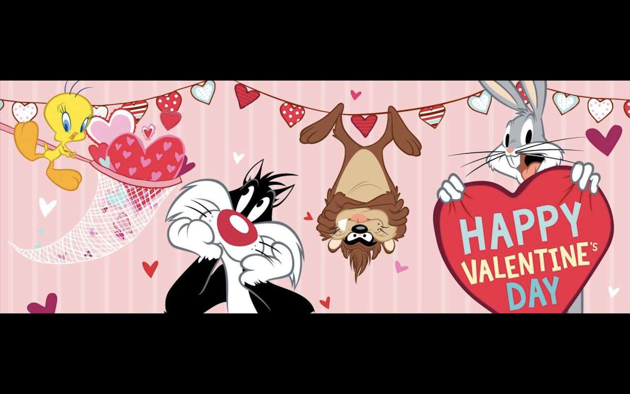 looney tunes valentine online puzzle