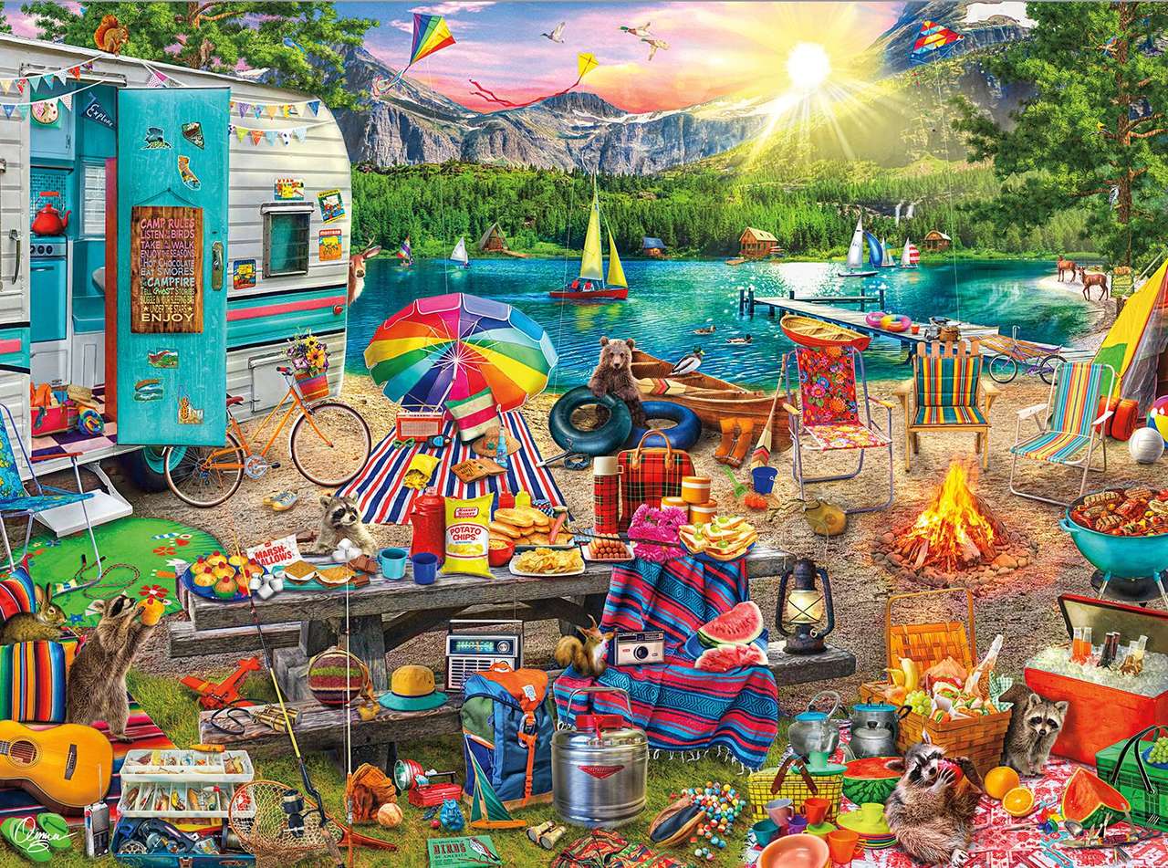 The Family Campsite jigsaw puzzle online