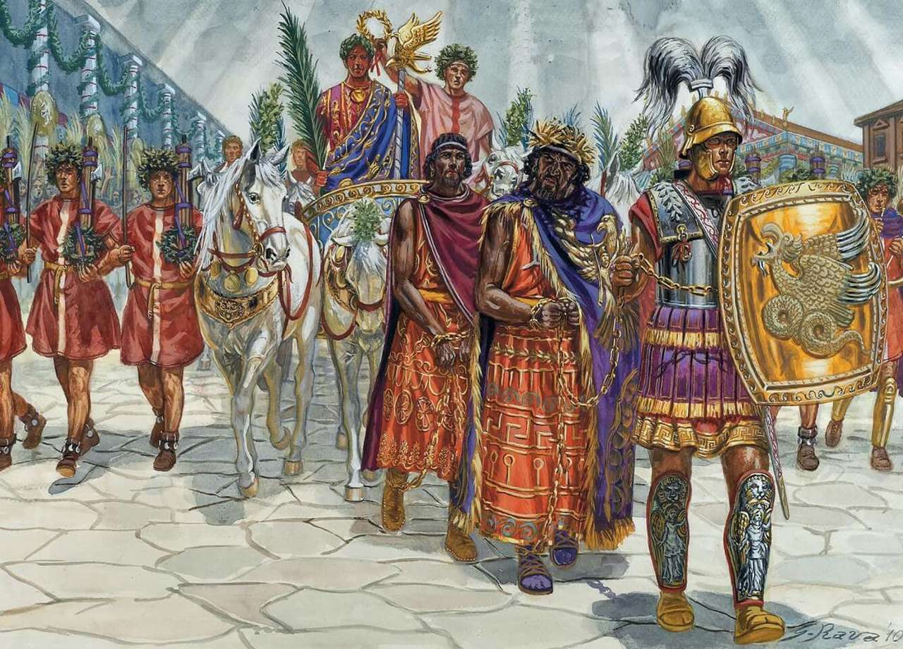 Триумф на Марий над Югурта 104 пр.н.е онлайн пъзел