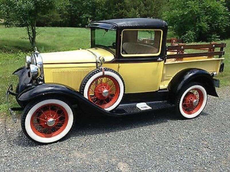 Voiture Ford T Pickup Année 1934 puzzle en ligne