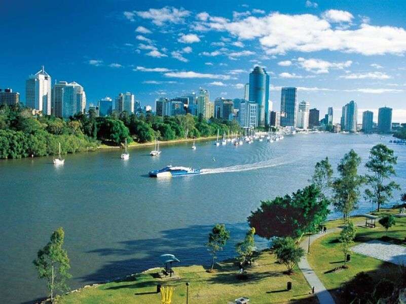 Átszeli a Brisbane folyót Ausztrália #2 online puzzle