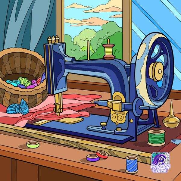 Швейная машина онлайн-пазл