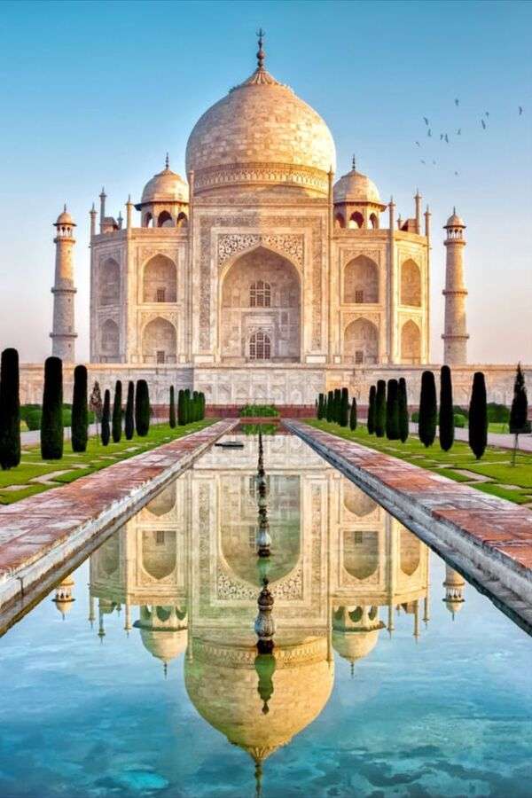 Palác Taj Mahal v Indii #4 online puzzle