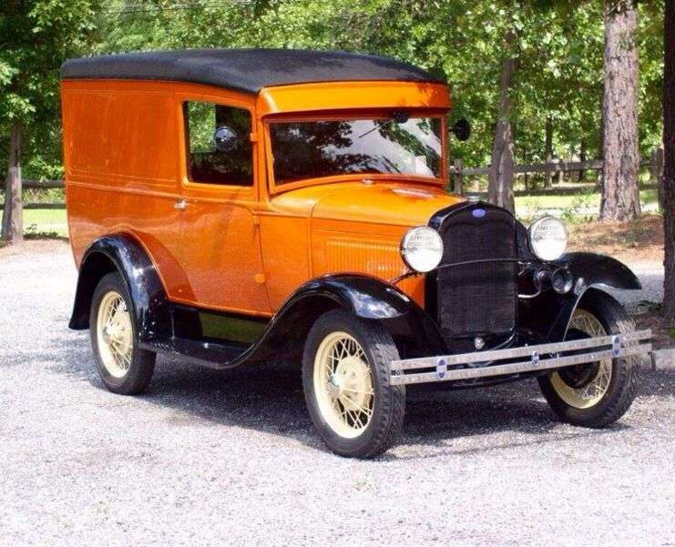 Bil Ford Model A Panel Leveransår 1930 pussel på nätet
