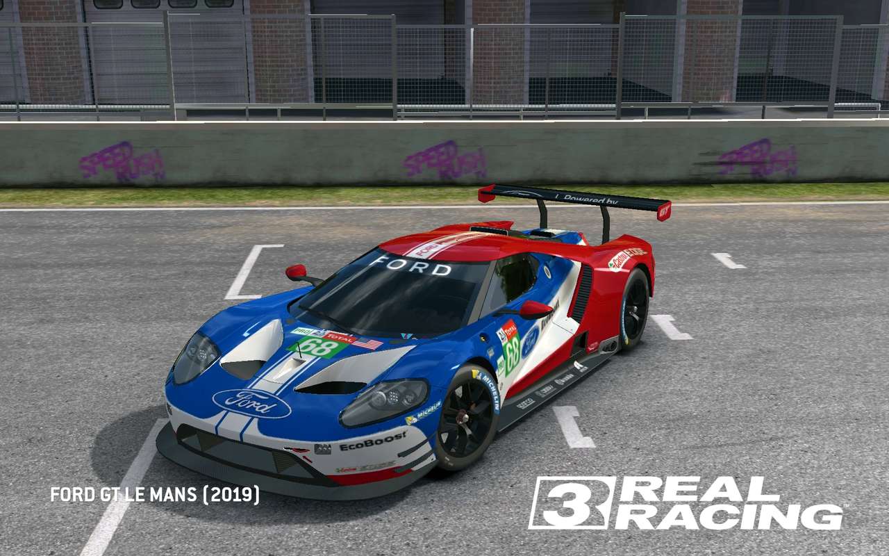 Mașina Ford GT le mans puzzle online