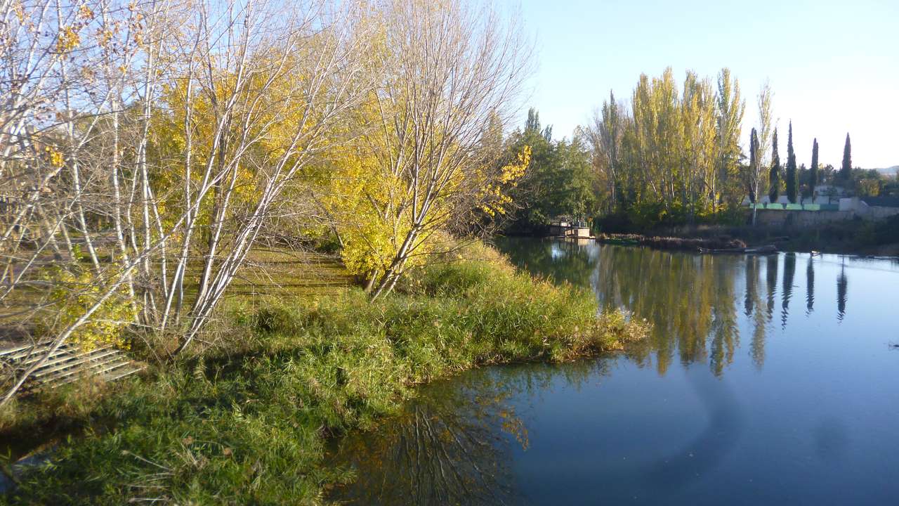 Río Duero en otoño rompecabezas en línea