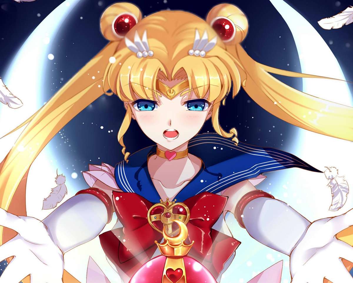 Sailor moon online puzzel