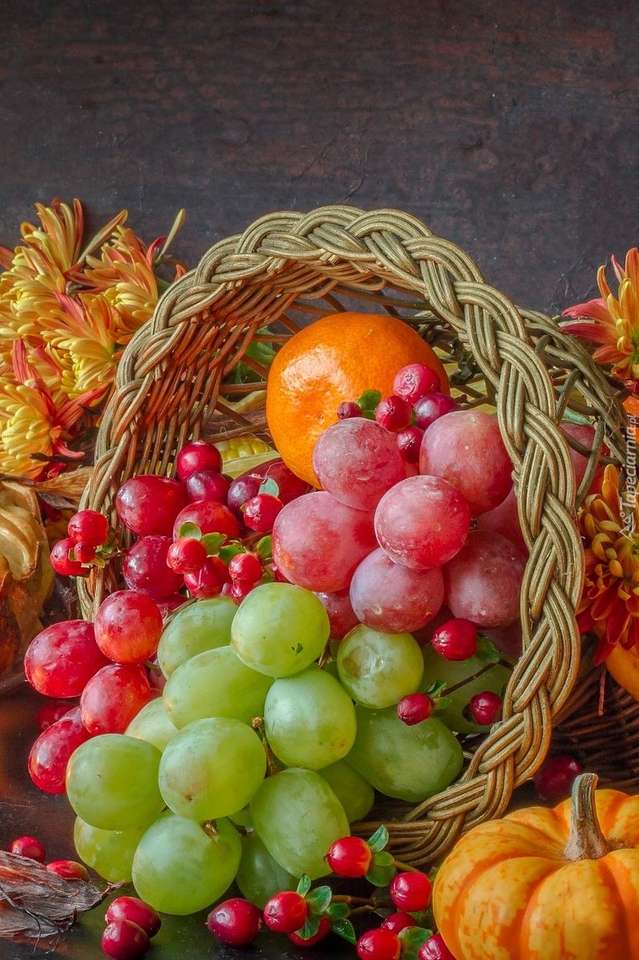 fructe în coș puzzle online
