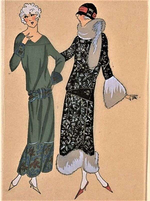 Signore nella moda parigina Anno 1923 (1) puzzle online