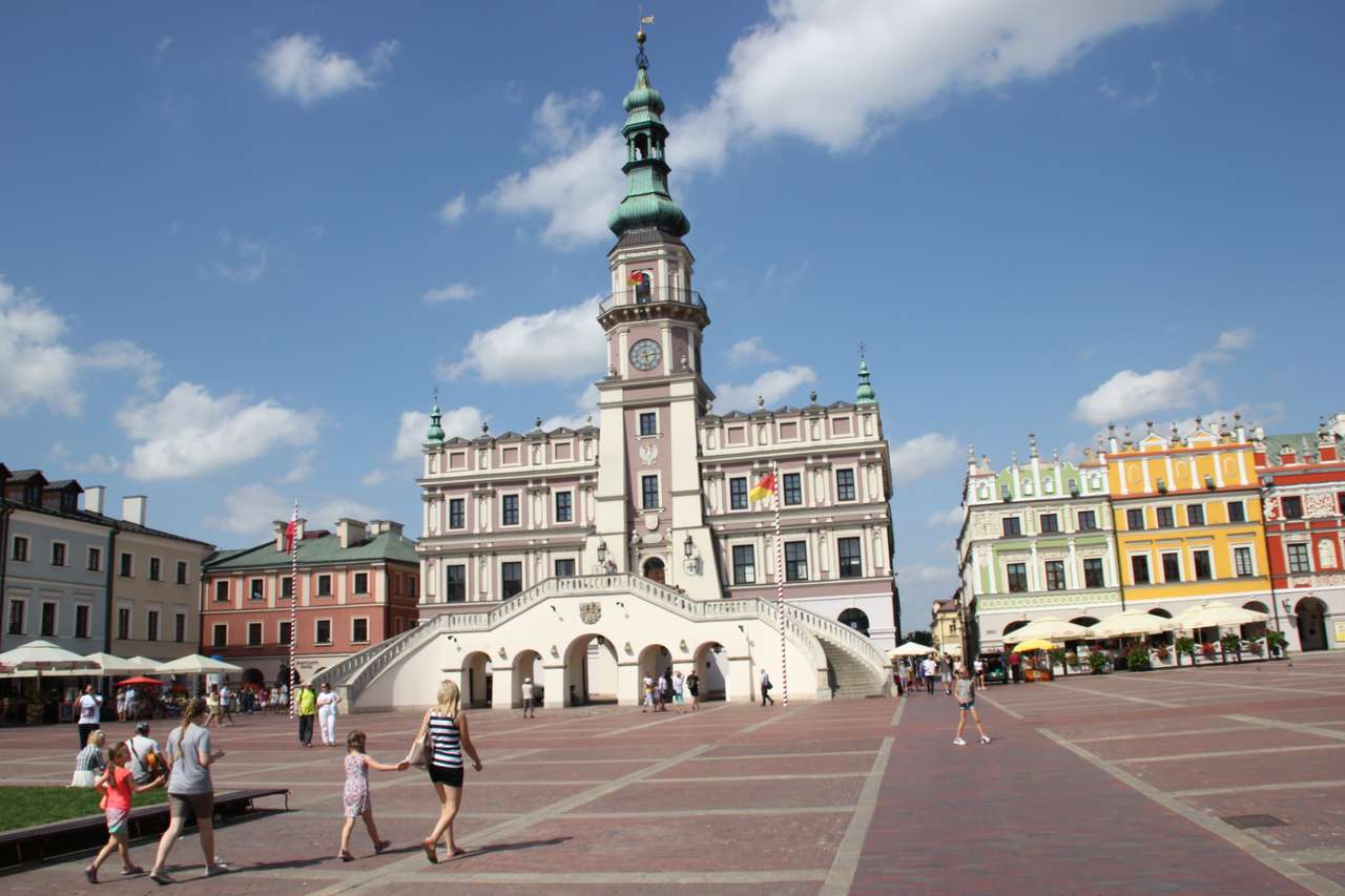 Praça do Mercado Zamość quebra-cabeças online