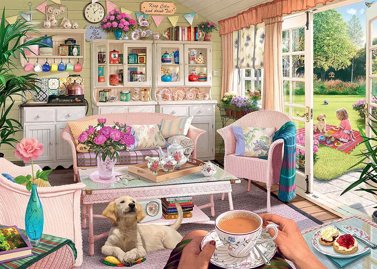 Le salon de thé puzzle en ligne